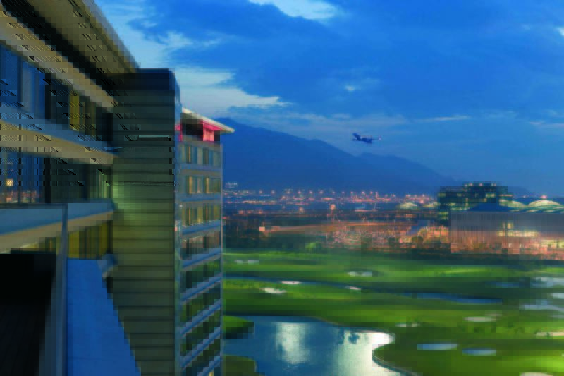 Hong Kong Skycity Marriott Hotel Exteriér fotografie View of the hotel